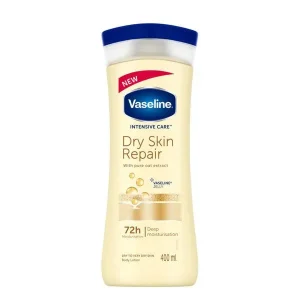 لوسیون بدن وازلین Vaseline مدل Dry Skin Repair مناسب پوست خیلی خشک حجم 400 میلی